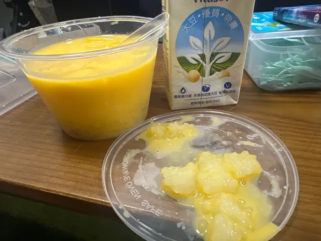 芒果西米露➕雪山布丁