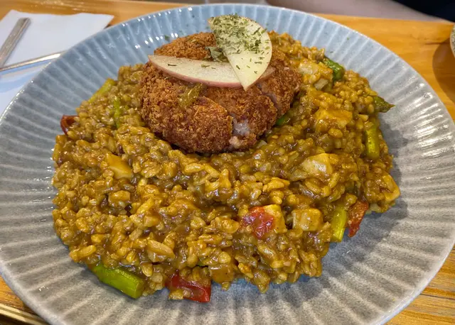 日式咖喱吉列豬扒意大利飯