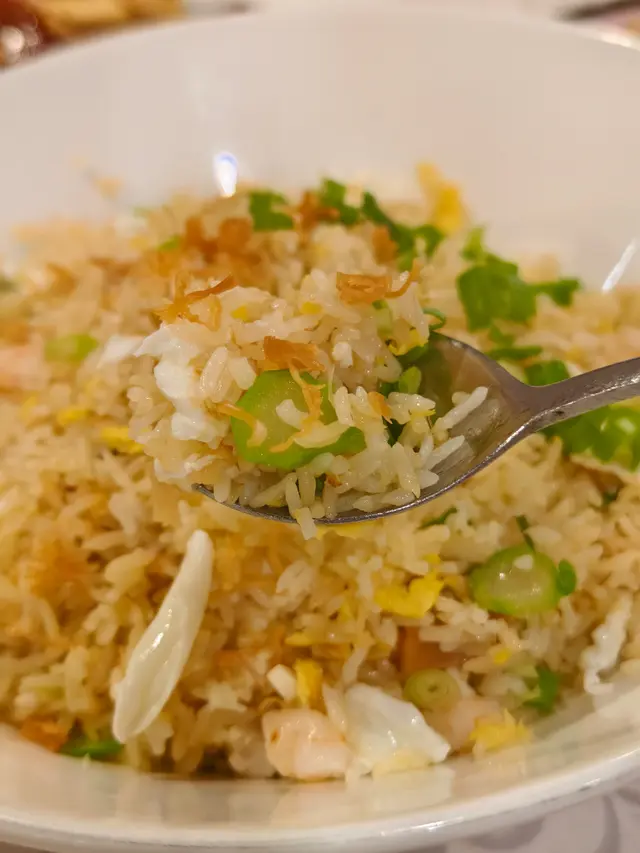 干貝蝦仁蛋白炒飯