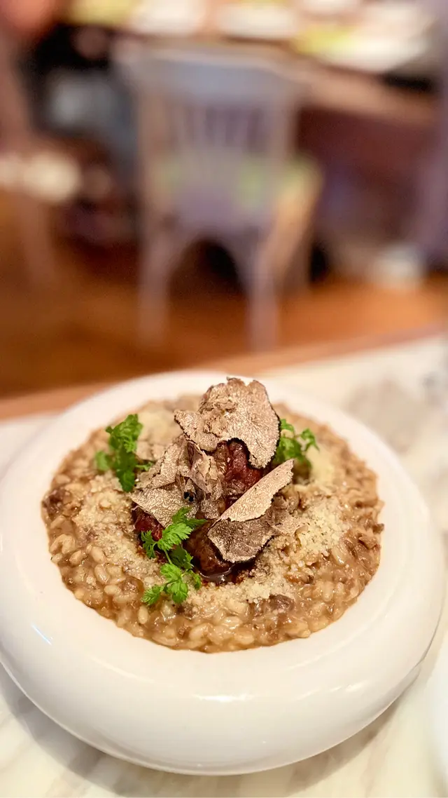 Truffled Angus Beef Cheek Risotto 黑松露安格斯牛面肉燴飯