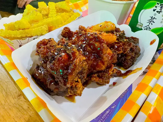 蒜香醬油炸雞餐