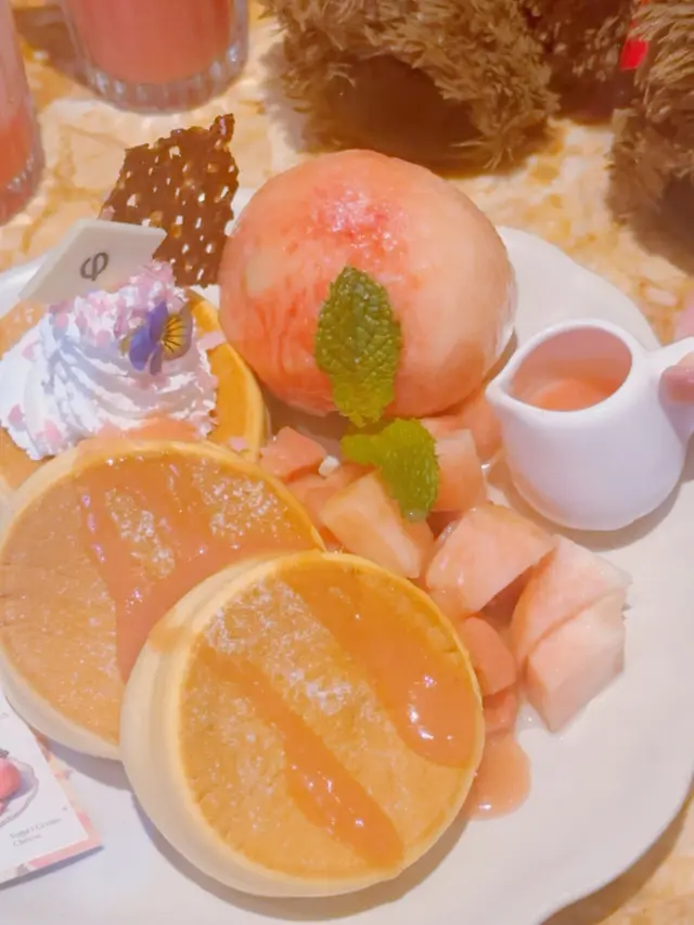 盛夏果漾白桃乳酪梳乎厘