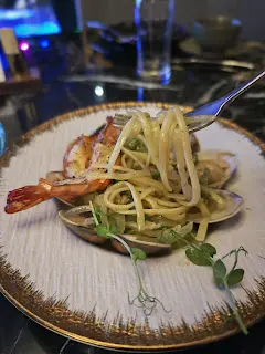 青咖喱泰式海鮮意麵