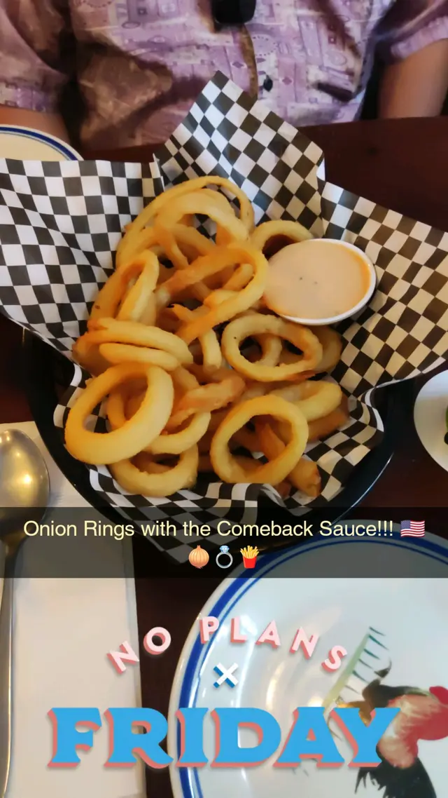 Onion Rings with Comeback Sauce 🇺🇸🧅💍🍟