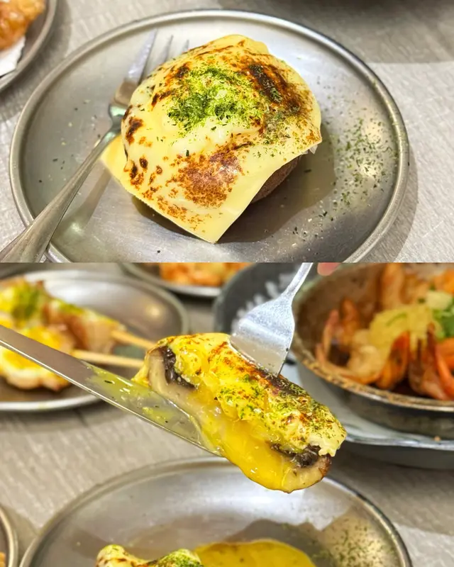 芝士流心蛋大啡菇