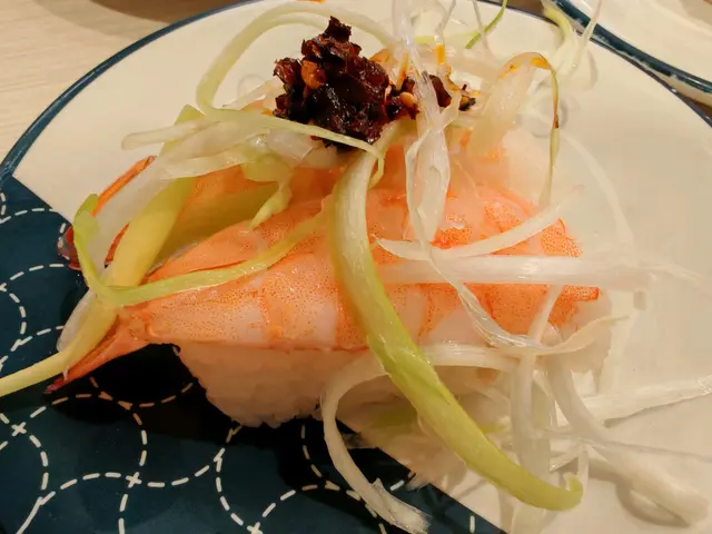 京蔥麻辣熟蝦壽司