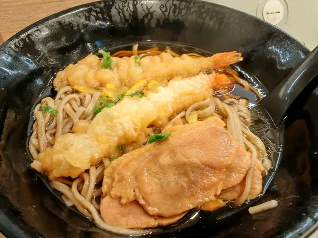  天婦羅蝦 配鴨肉蕎麥麵