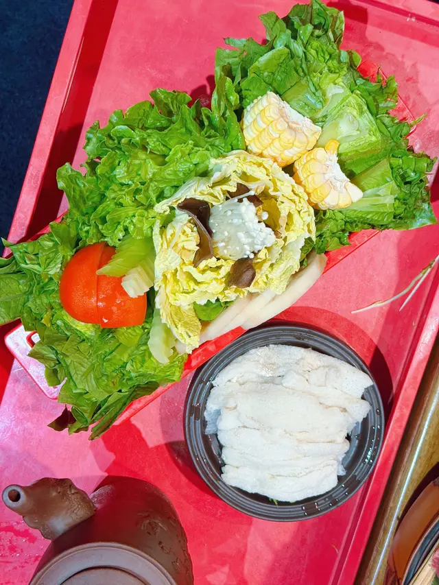 大滾友雜菜拼盤$118/竹笙$88