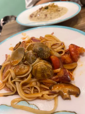 蕃茄海鮮扁意粉