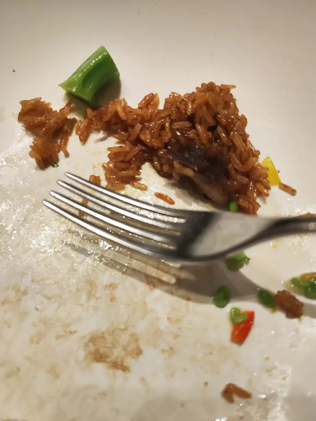 The textured dish that doesn't go well with utensils.