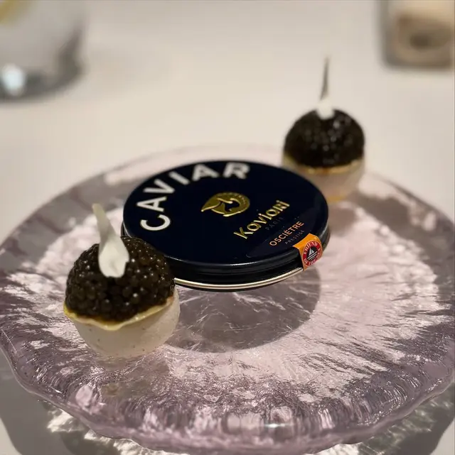 志趣三小碟 - 酸薑魚子塔