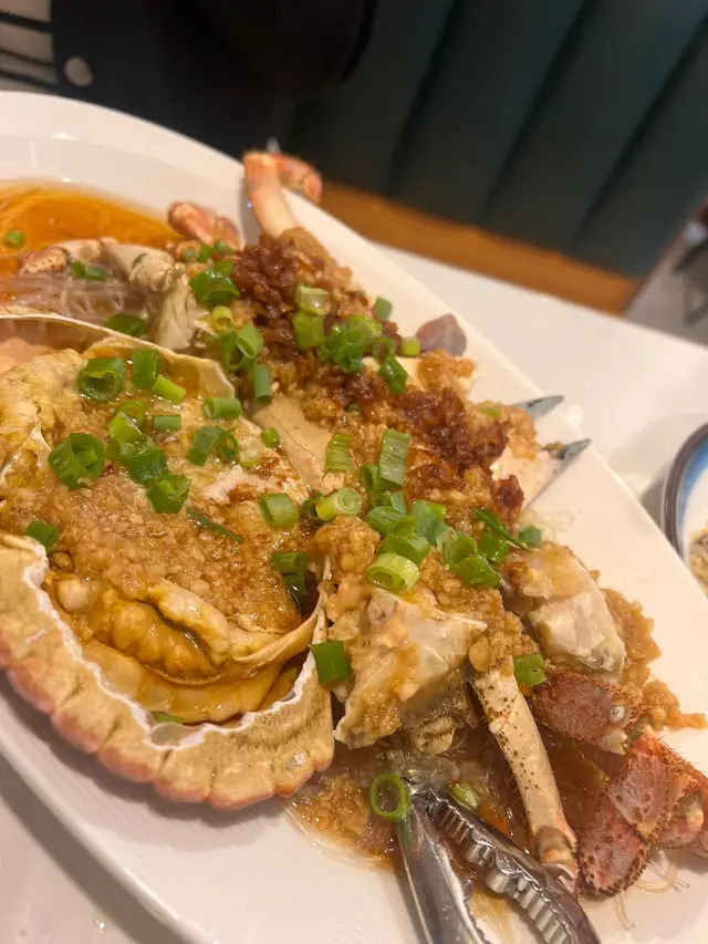 蒜蓉粉絲蒸面包蟹