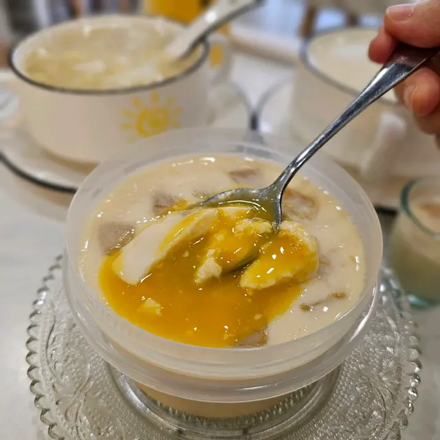 幸福滿滿流心芒果布甸