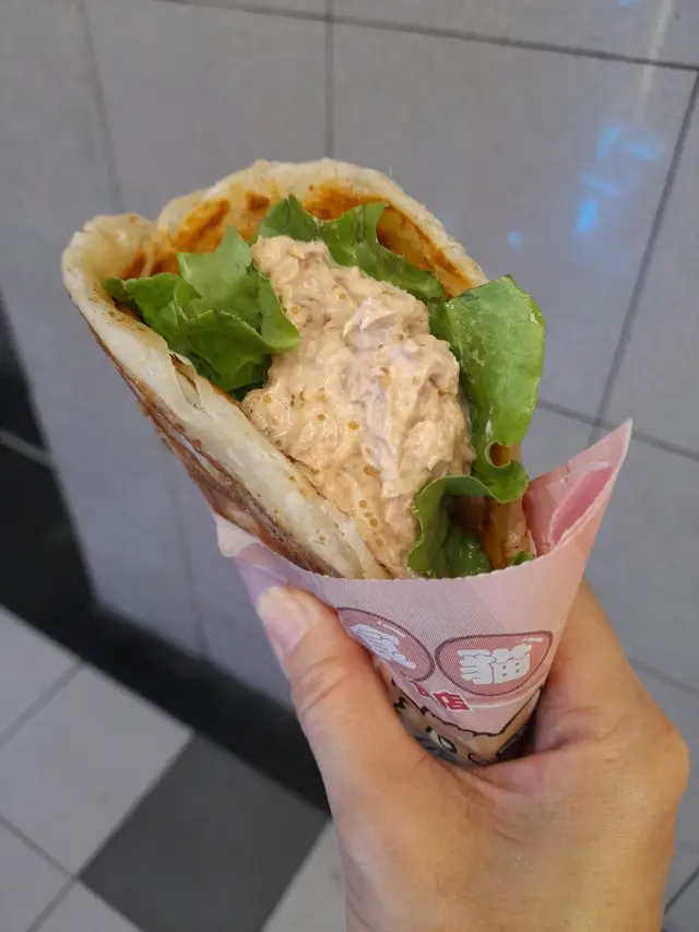 蟹籽吞拿魚手抓餅