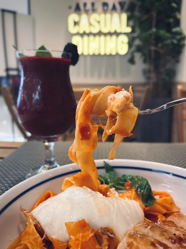Chicken Burrata Fettuccine