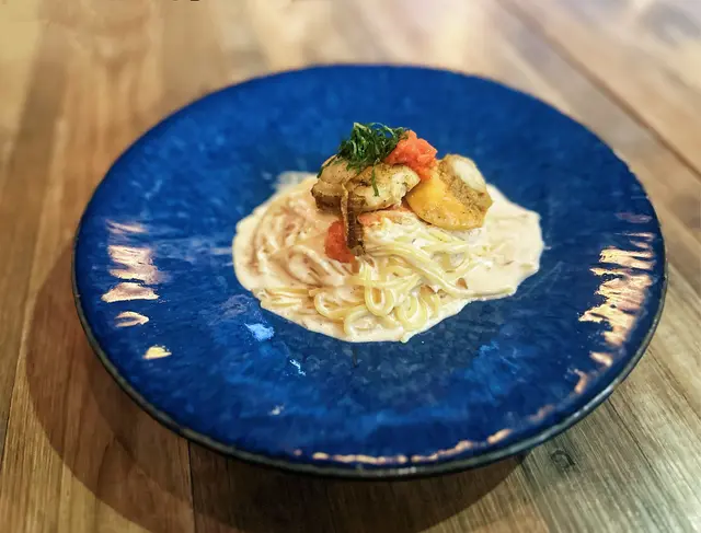 帆立貝明太子忌廉意粉