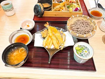 天丼蕎麥麵定食