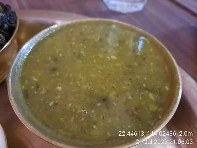 用扁豆煮成的湯