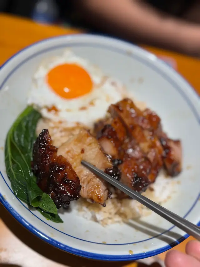 叉燒肉一節節咁，口感有層次