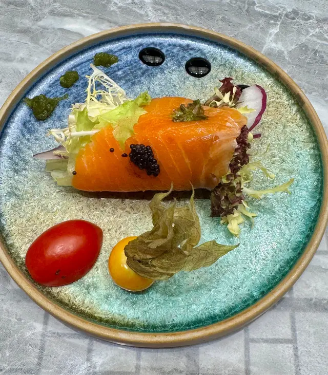 不吃魚的最後會變成只有生菜