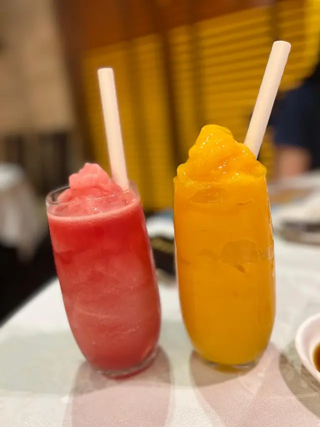 芒果沙冰，西瓜沙冰