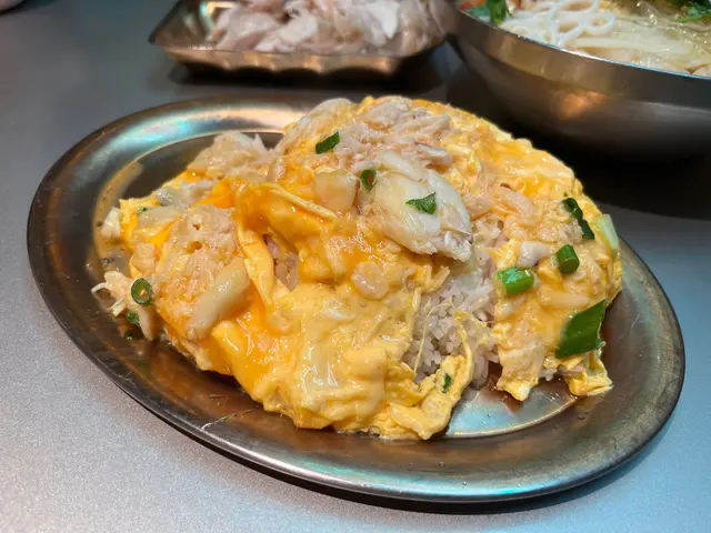 滑蛋粒粒蟹肉飯