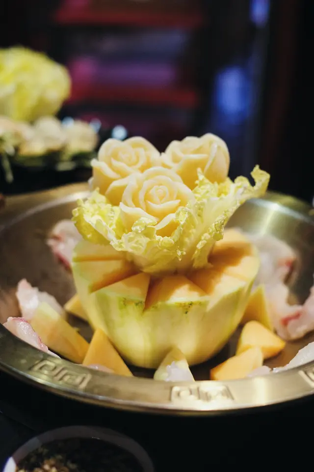 香濃豆乳蜜瓜龍躉雞湯鍋