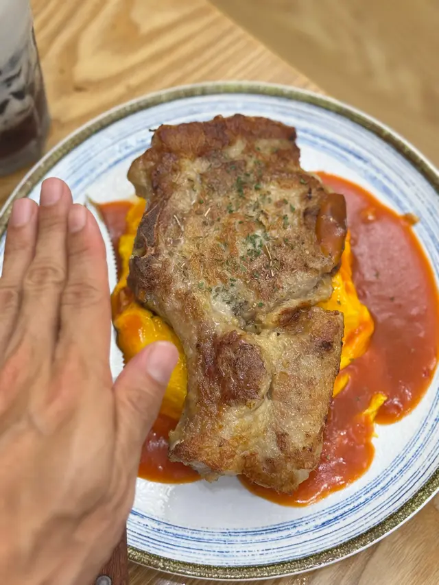 西西里汁豬扒滑蛋蓋