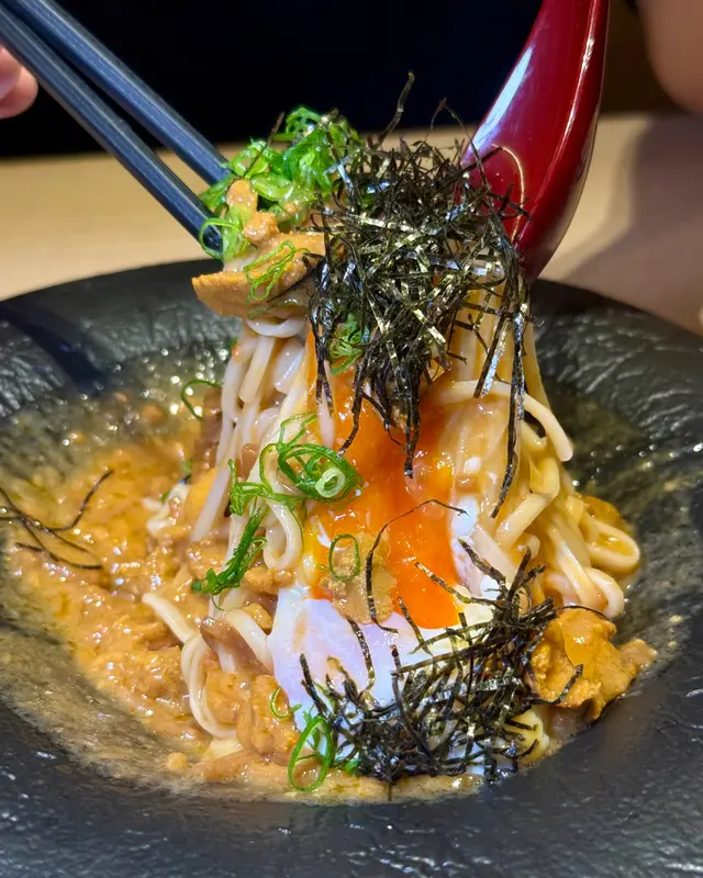 海膽牛油蟹湯掛稻庭烏冬