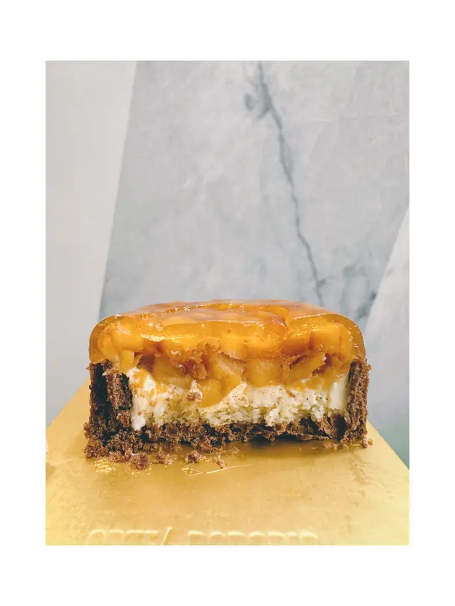 法式反烤蘋果杏仁撻