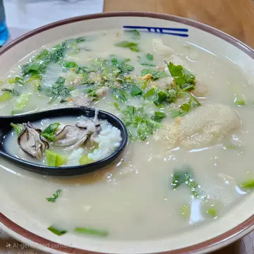 蚝仔竹笙泡饭