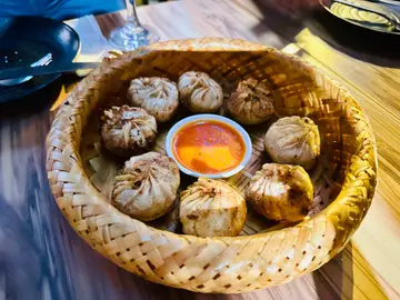 Fried Pork Momo (Dumplings)
