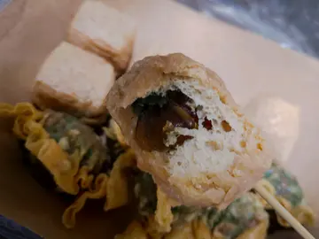 炸皮蛋魚肉豆卜