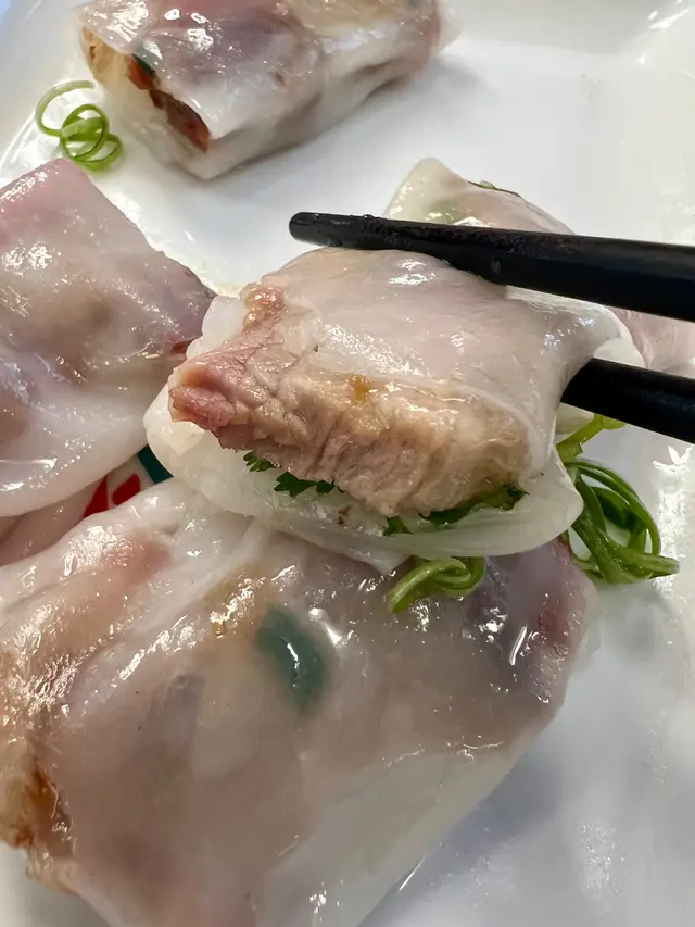 厚切叉燒腸粉 