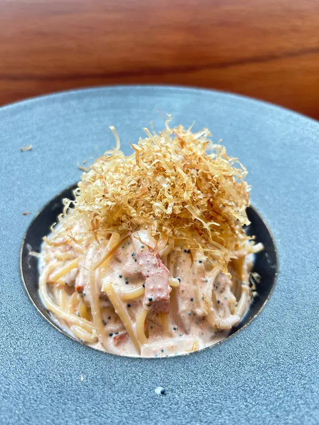 明太子忌廉煙肉意粉