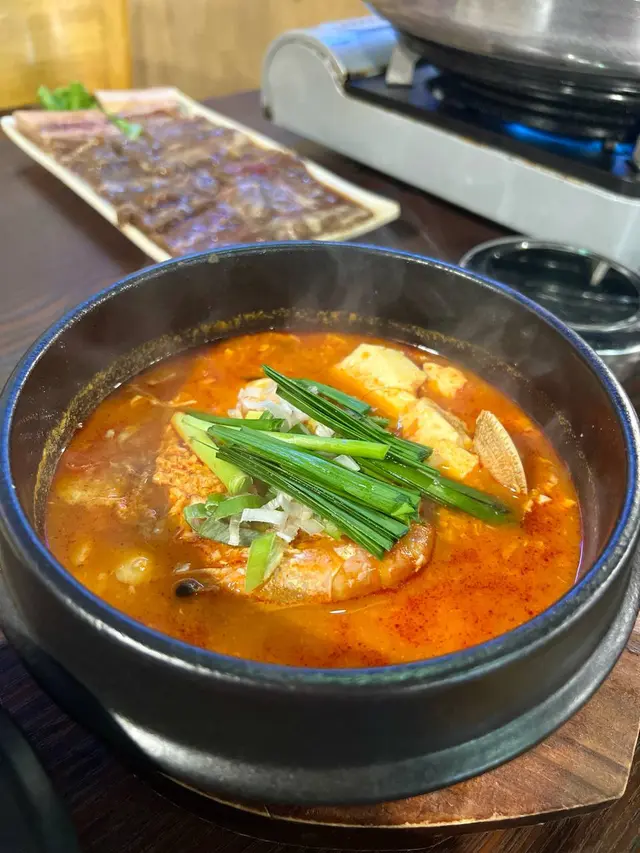 海鮮嫩豆腐湯