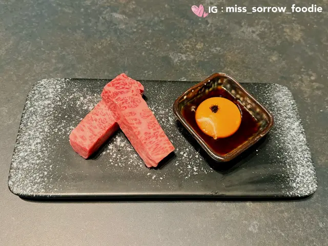 日本A5和牛月見金磚