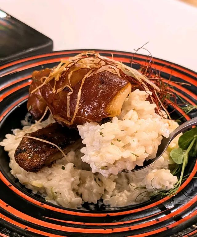 大蒜絲自家烤乳豬意大利飯