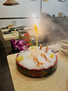 英格蘭帶子刺身.加拿大野生大赤蝦刺身