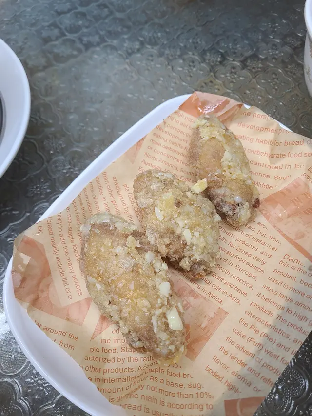 蒜香牛油雞翼