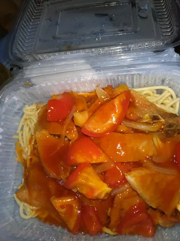 鮮茄豬扒炒意