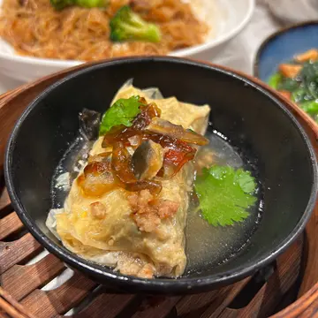 香茜皮蛋鮮竹卷