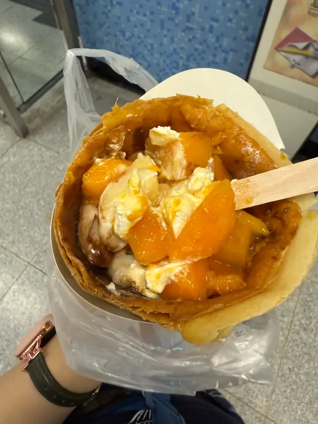 芒果肉超甜、鮮奶麻糬超軟熟