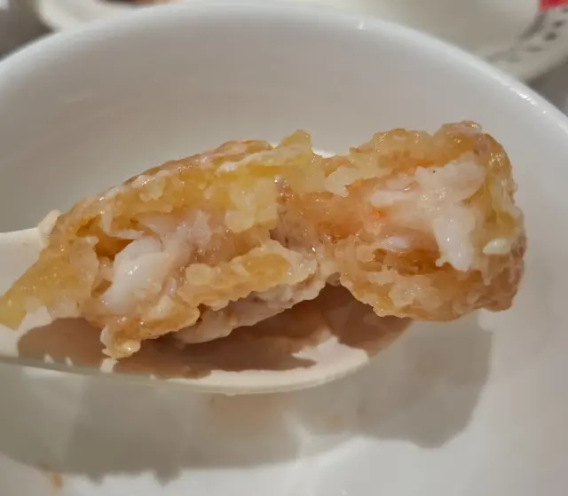 白汁明蝦球