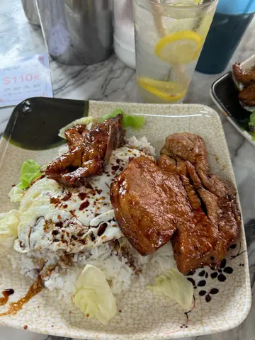 双蛋猪扒饭