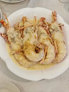 芝士開邊龍蝦拌伊麵