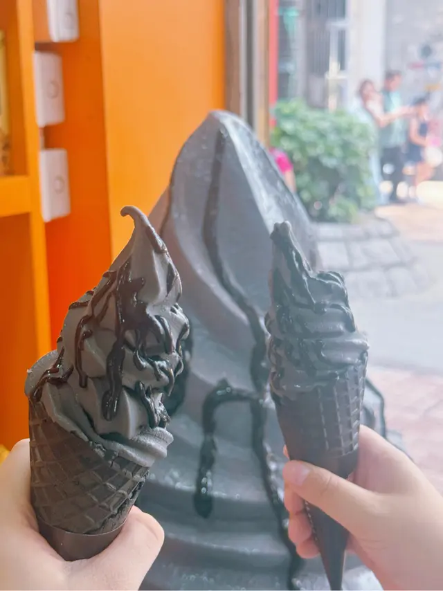黑芝麻軟雪糕