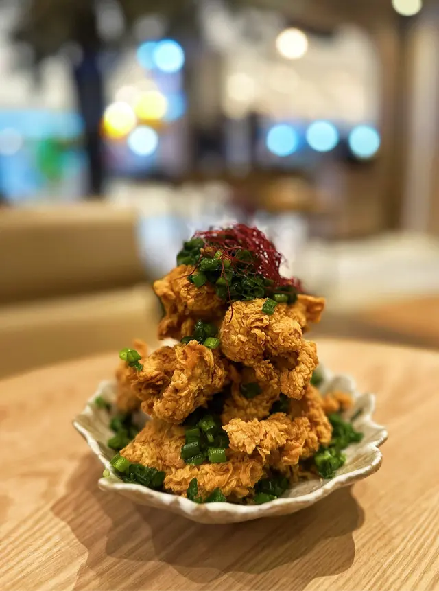 蔥油香菜唐揚炸雞