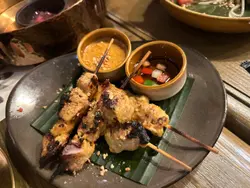 雞肉豬肉串燒沙嗲