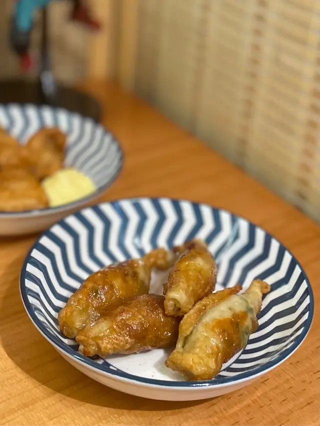炸雞皮餃子